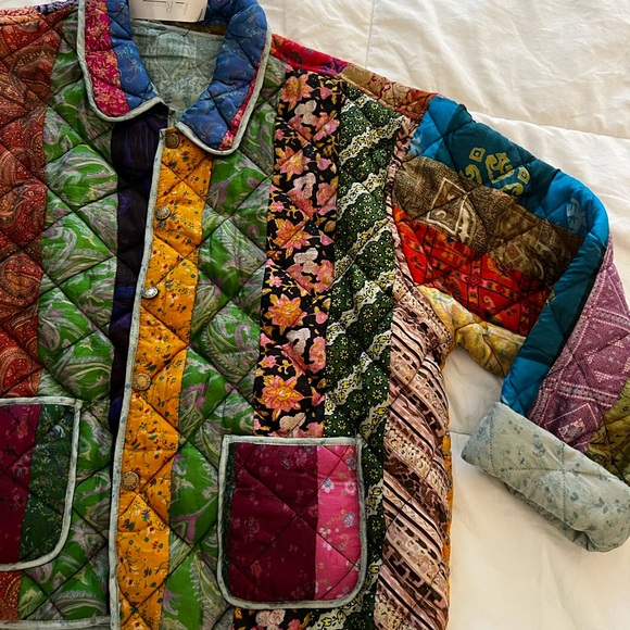 NWT reversible art zen quilted jacket - Picture 4 of 5